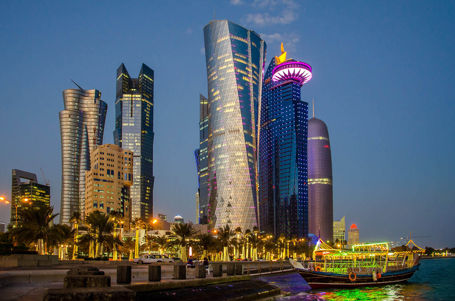 Doha at blue hour